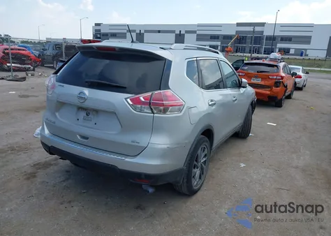 2015 Nissan Rogue Sl из США, поврежденный, VIN 5N1AT2MT2FC829389